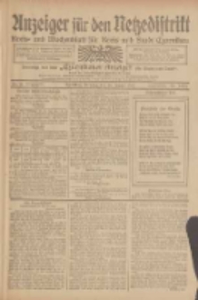 Anzeiger f&uuml;r den Netzedistrikt Kreis- und Wochenblatt f&uuml;r Kreis und Stadt Czarnikau 1912.01.23 Jg.60 Nr10