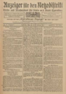 Anzeiger für den Netzedistrikt Kreis- und Wochenblatt für Kreis und Stadt Czarnikau 1912.02.06 Jg.60 Nr16