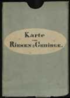 Wegweiser f&uuml;r das Riesen Gebirge und dessen begrenzenden Kreisen sowohl Schlesiens als der benachbarlen [!] L&auml;nder. Entworf. durch H&uuml;lfsmittel der Stielerschen Karte.