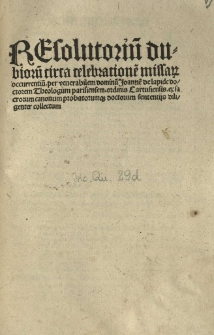 Manipulus curatorum.