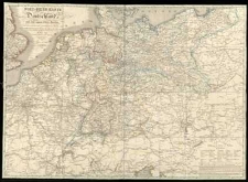 Post-Reise-Karte von Deutschland und den angr&auml;nzenden Staaten [...] das n&ouml;rdliche Deutschland nach O. F. Schmidt, das s&uuml;dliche nach A. Klein - entworfen [...] gez. u. gestoch. von Joh[ann] Bapt[ist] Seitz.