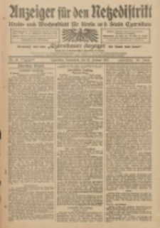 Anzeiger f&uuml;r den Netzedistrikt Kreis- und Wochenblatt f&uuml;r Kreis und Stadt Czarnikau 1912.02.10 Jg.60 Nr18