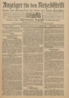 Anzeiger f&uuml;r den Netzedistrikt Kreis- und Wochenblatt f&uuml;r Kreis und Stadt Czarnikau 1912.02.22 Jg.60 Nr23