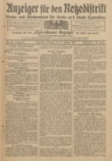 Anzeiger f&uuml;r den Netzedistrikt Kreis- und Wochenblatt f&uuml;r Kreis und Stadt Czarnikau 1912.02.27 Jg.60 Nr25