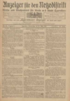 Anzeiger f&uuml;r den Netzedistrikt Kreis- und Wochenblatt f&uuml;r Kreis und Stadt Czarnikau 1912.03.14 Jg.60 Nr32