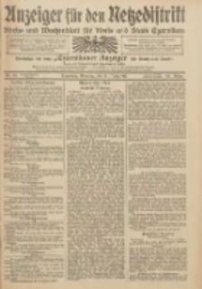 Anzeiger f&uuml;r den Netzedistrikt Kreis- und Wochenblatt f&uuml;r Kreis und Stadt Czarnikau 1912.03.19 Jg.60 Nr34