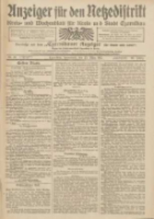 Anzeiger f&uuml;r den Netzedistrikt Kreis- und Wochenblatt f&uuml;r Kreis und Stadt Czarnikau 1912.03.23 Jg.60 Nr36