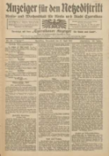 Anzeiger für den Netzedistrikt Kreis- und Wochenblatt für Kreis und Stadt Czarnikau 1912.04.13 Jg.60 Nr44