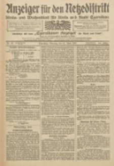 Anzeiger f&uuml;r den Netzedistrikt Kreis- und Wochenblatt f&uuml;r Kreis und Stadt Czarnikau 1912.04.16 Jg.60 Nr45