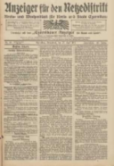 Anzeiger f&uuml;r den Netzedistrikt Kreis- und Wochenblatt f&uuml;r Kreis und Stadt Czarnikau 1912.04.27 Jg.60 Nr50