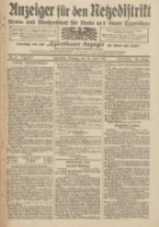 Anzeiger f&uuml;r den Netzedistrikt Kreis- und Wochenblatt f&uuml;r Kreis und Stadt Czarnikau 1912.04.30Jg.60 Nr51