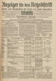 Anzeiger f&uuml;r den Netzedistrikt Kreis- und Wochenblatt f&uuml;r Kreis und Stadt Czarnikau 1912.05.04 Jg.60 Nr53