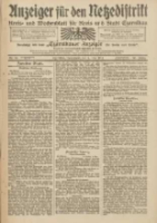 Anzeiger f&uuml;r den Netzedistrikt Kreis- und Wochenblatt f&uuml;r Kreis und Stadt Czarnikau 1912.05.04 Jg.60 Nr53