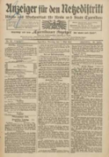 Anzeiger f&uuml;r den Netzedistrikt Kreis- und Wochenblatt f&uuml;r Kreis und Stadt Czarnikau 1912.05.07 Jg.60 Nr54