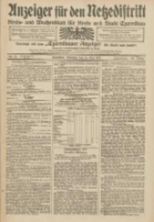 Anzeiger f&uuml;r den Netzedistrikt Kreis- und Wochenblatt f&uuml;r Kreis und Stadt Czarnikau 1912.05.14 Jg.60 Nr57