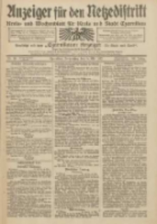 Anzeiger f&uuml;r den Netzedistrikt Kreis- und Wochenblatt f&uuml;r Kreis und Stadt Czarnikau 1912.05.16 Jg.60 Nr58