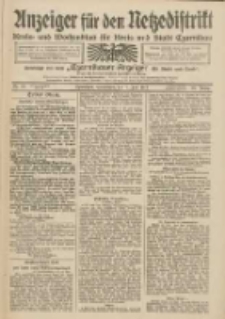 Anzeiger f&uuml;r den Netzedistrikt Kreis- und Wochenblatt f&uuml;r Kreis und Stadt Czarnikau 1912.06.01 Jg.60 Nr64
