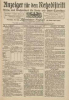 Anzeiger f&uuml;r den Netzedistrikt Kreis- und Wochenblatt f&uuml;r Kreis und Stadt Czarnikau 1912.06.18 Jg.60 Nr71