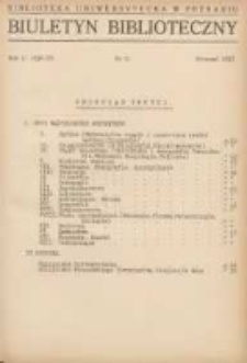 Biuletyn Biblioteczny 1937 styczeń R.1 Nr5