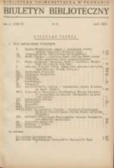 Biuletyn Biblioteczny 1937 luty R.1 Nr6