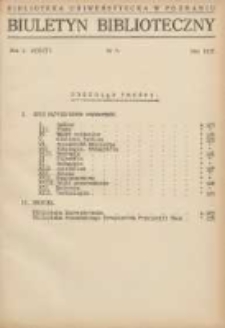 Biuletyn Biblioteczny 1937 maj R.1 Nr9