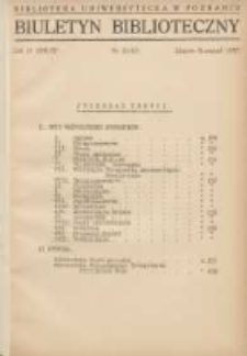 Biuletyn Biblioteczny 1937 lipiec/sierpień R.1 Nr11/12