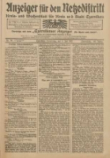 Anzeiger f&uuml;r den Netzedistrikt Kreis- und Wochenblatt f&uuml;r Kreis und Stadt Czarnikau 1912.07.04 Jg.60 Nr78