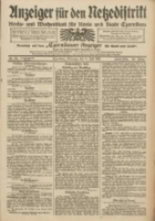 Anzeiger für den Netzedistrikt Kreis- und Wochenblatt für Kreis und Stadt Czarnikau 1912.07.09 Jg.60 Nr80