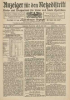 Anzeiger für den Netzedistrikt Kreis- und Wochenblatt für Kreis und Stadt Czarnikau 1912.07.18 Jg.60 Nr84