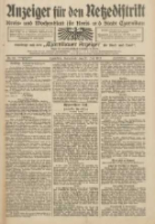Anzeiger f&uuml;r den Netzedistrikt Kreis- und Wochenblatt f&uuml;r Kreis und Stadt Czarnikau 1912.07.20 Jg.60 Nr85