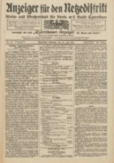 Anzeiger f&uuml;r den Netzedistrikt Kreis- und Wochenblatt f&uuml;r Kreis und Stadt Czarnikau 1912.07.23 Jg.60 Nr86