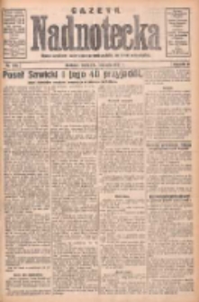 Gazeta Nadnotecka: pismo narodowe poświęcone sprawie polskiej na ziemi nadnoteckiej 1931.11.25 R.11 Nr273