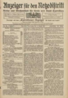 Anzeiger f&uuml;r den Netzedistrikt Kreis- und Wochenblatt f&uuml;r Kreis und Stadt Czarnikau 1912.08.08 Jg.60 Nr93