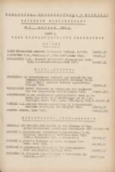 Biuletyn Biblioteczny.Spis Najważniejszych Przybytków 1949 marzec R.2 Nr3
