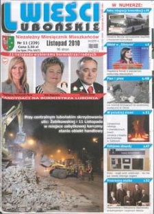 Wieści Lubońskie 2010.11 Nr11(239)