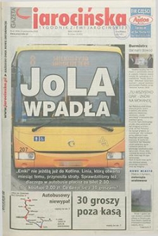 Gazeta Jarocińska 2008.10.10 Nr41(939)