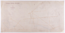 Fundacja Zakłady K&oacute;rnickie. Plan majątku Trzebaw (część 1) powiat Poznań. Sporządzono w r. 1946 na podstawie zrektyfikowanej mapy katastralnej