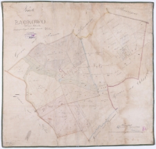 Karte von Bagrowo Kreis Schroda angefertiget 1840 durch Koch [...].