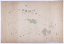 Karte von Bieganowo, Kreis Schroda. Gemessen im Herbst 1826, durch Goetsch [...]. Copirt im Sommer 1858 durch Crusius