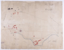 Plan parku w K&oacute;rniku. Rozmierzył Ziehlke i Biederman, uzupełnił i przerysował w roku 1898 Pudelewicz.