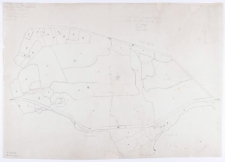 Kopia mapy katastralnej. Obręb Bnin-Prowent nr 19 w 3 kartach.