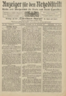 Anzeiger f&uuml;r den Netzedistrikt Kreis- und Wochenblatt f&uuml;r Kreis und Stadt Czarnikau 1912.11.23 Jg.60 Nr140