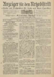 Anzeiger f&uuml;r den Netzedistrikt Kreis- und Wochenblatt f&uuml;r Kreis und Stadt Czarnikau 1912.11.16 Jg.60 Nr137