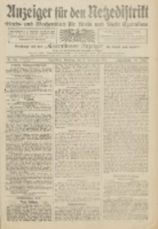 Anzeiger f&uuml;r den Netzedistrikt Kreis- und Wochenblatt f&uuml;r Kreis und Stadt Czarnikau 1912.11.19 Jg.60 Nr138