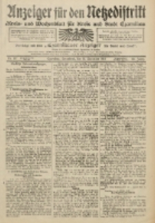 Anzeiger f&uuml;r den Netzedistrikt Kreis- und Wochenblatt f&uuml;r Kreis und Stadt Czarnikau 1912.11.16 Jg.60 Nr137