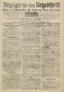 Anzeiger für den Netzedistrikt Kreis- und Wochenblatt für Kreis und Stadt Czarnikau 1912.11.16 Jg.60 Nr137