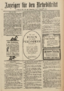 Anzeiger f&uuml;r den Netzedistrikt Kreis- und Wochenblatt f&uuml;r Kreis und Stadt Czarnikau 1912.11.02 Jg.60 Nr130