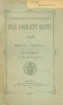 Atlas geologiczny Galicyi. Tekst do zeszytu trzeciego opracował St. Zaręczny
