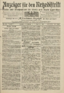 Anzeiger f&uuml;r den Netzedistrikt Kreis- und Wochenblatt f&uuml;r Kreis und Stadt Czarnikau 1912.09.07 Jg.60 Nr106