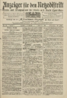 Anzeiger für den Netzedistrikt Kreis- und Wochenblatt für Kreis und Stadt Czarnikau 1912.09.07 Jg.60 Nr106